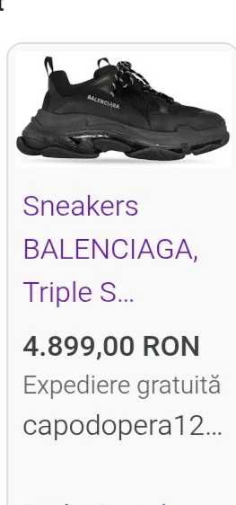Vand schimb balenciaga triple s 43