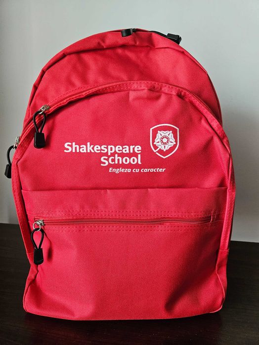 Set ghiozdan Shakespeare School – "Engleza cu caracter"