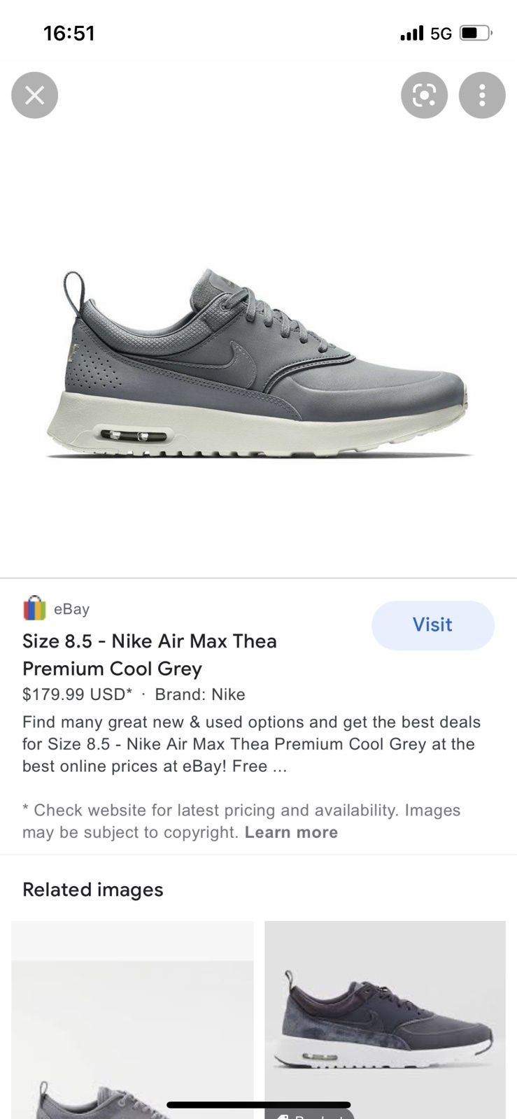 Nike Air Max thea маратонки 38 номер.