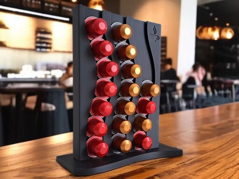 Organizator 3D pentru Capsule Nespresso - Modern, Eco-Friendly