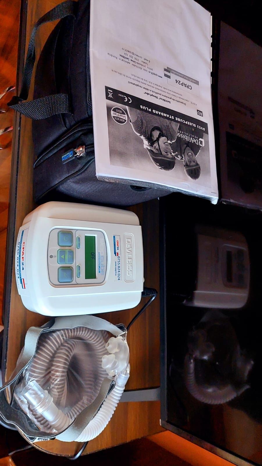 Vând aparat CPAP Devilbiss Slepcube Standard Plus,Fabricație SUA.