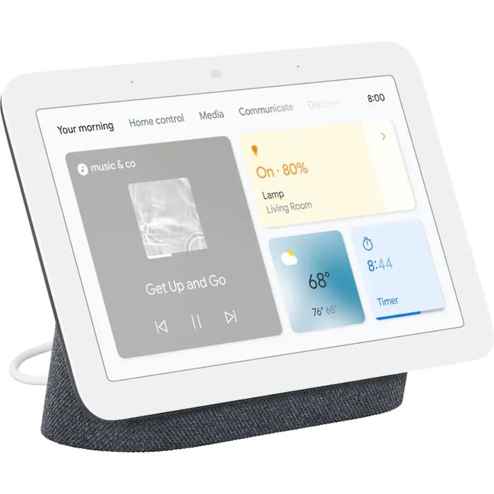 Boxa inteligenta google nest hub 7 inch touchscreen, 3 microfoane, wif