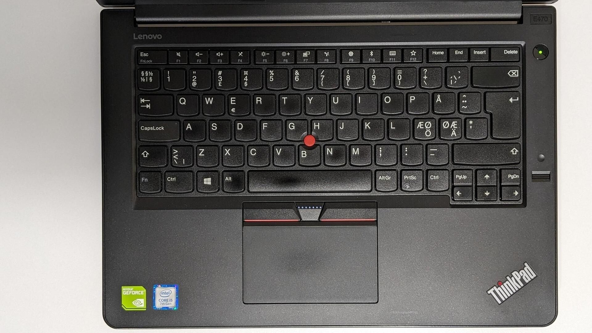 Lenovo ThinkPad E470 14" 1920x1080 i5-7200U 8GB 256GB NVIDIA 920MX 2GB