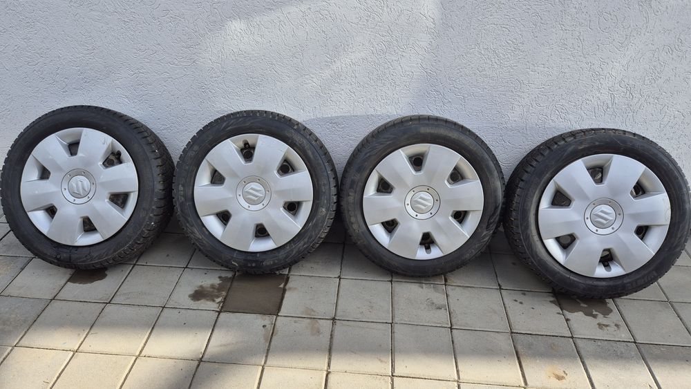 Jante tabla 4x100 r15, cauciucuri iarna