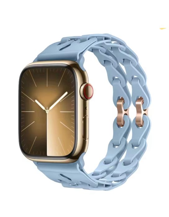 Curea Zale Silicon Detasabil Ceas Apple Watch Husa Folie Silicon