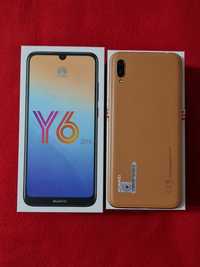 Huawei Y6 2019 Gold 32Gb, Impecabil, Folie Silicon, Accesorii.
