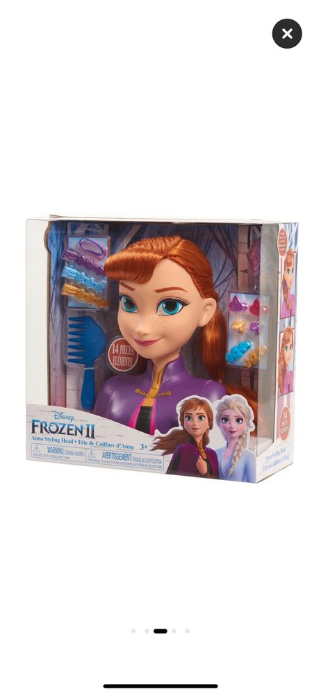 Papusa bust pentru coafat- Anna Frozen Disney