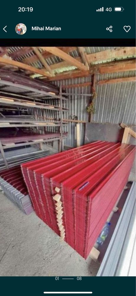 Tabla pentru gard si acoperis