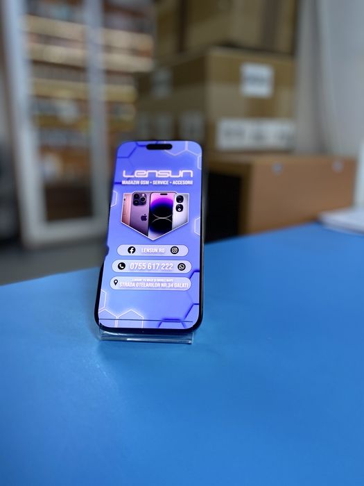 Apple iPhone 15 Pro 128GB, Garantie 12 luni | Lensun