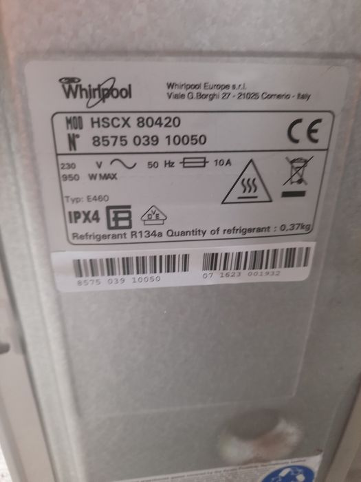 Uscator rufe Whirpool
