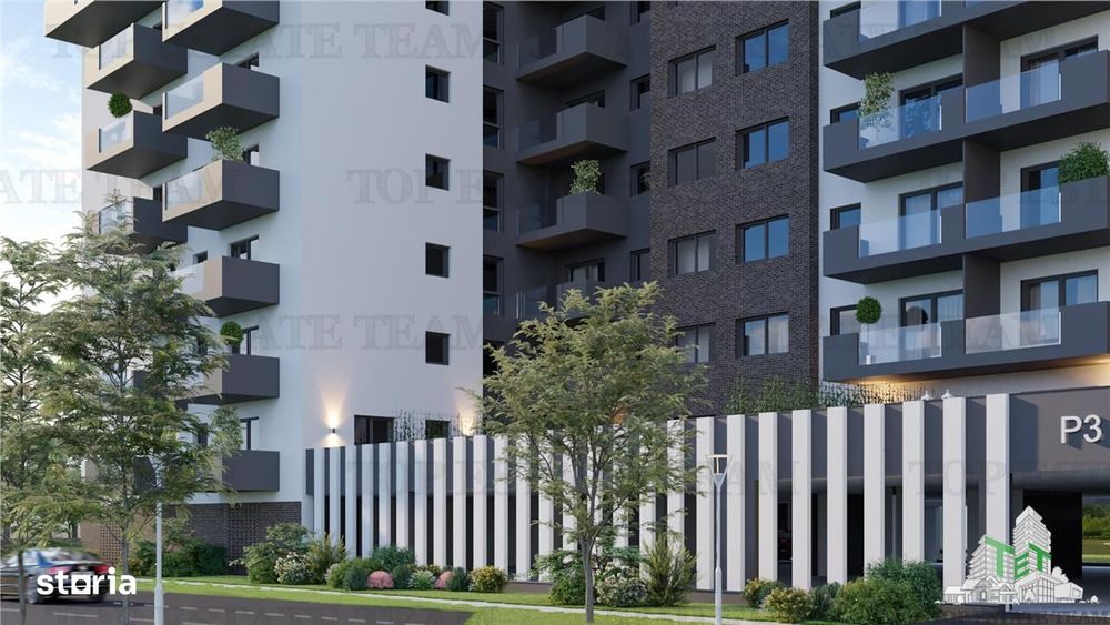 Apartament 3 camere, 81.66mp, bloc nou, incalzire in pardoseala, finis