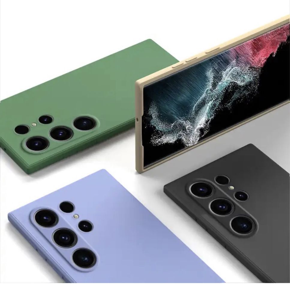 Samsung S22/S23/S24/S25/PLUS/ULTRA - Husa Silicon Interior Soft Touch