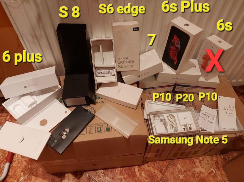Cutii iPhone 6s 6s plu 6 plus 7 Samsung S6 Edge S8 Note 5 Huawei P10