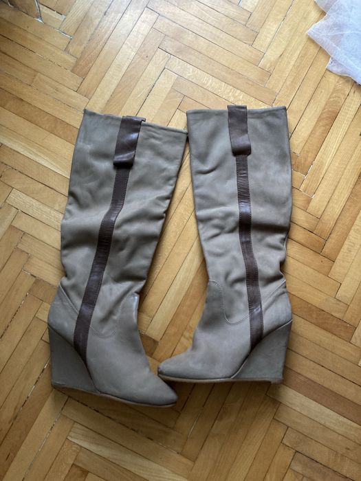 Cizme piele, stare buna, 40