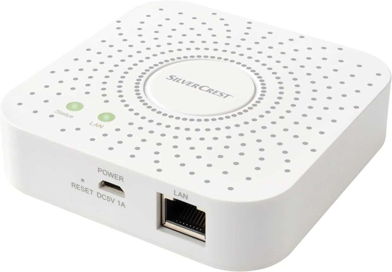 Centrala retea Hub Silvercrest Zigbee Gateway 3.0, Tuya, conexiune LAN