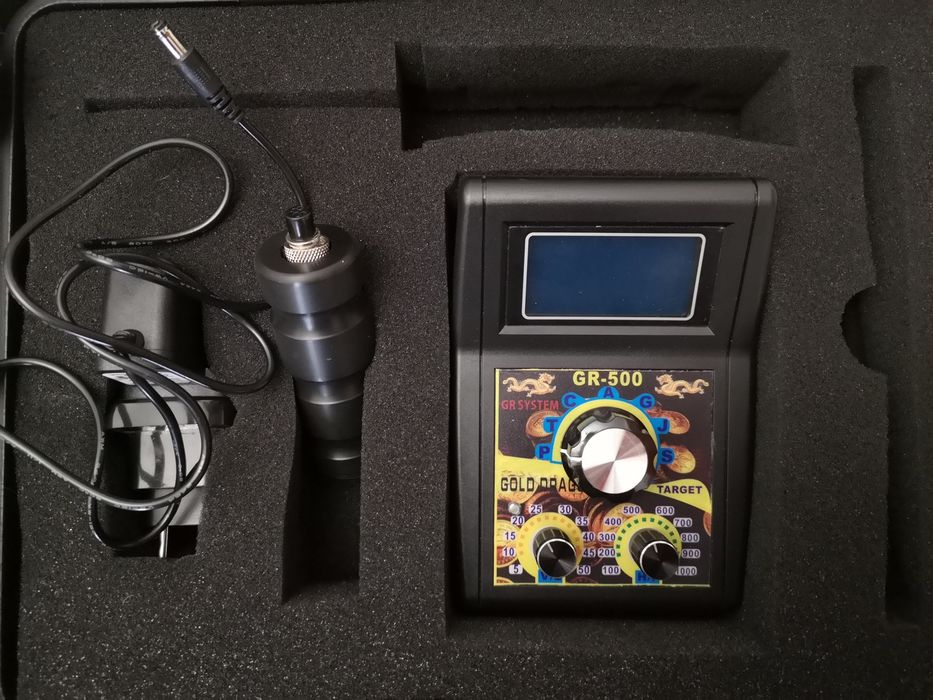 GR-500 Gold Detector Finder Long Range Metal Detector 4.3 Inch display