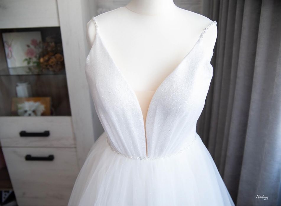 Vand rochie de mireasa (Barbie) marimea 38