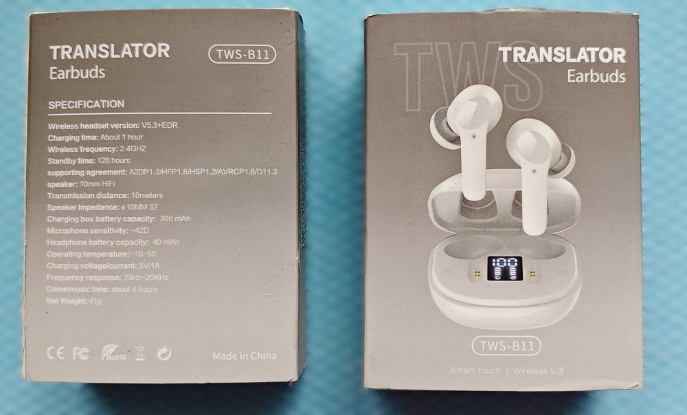 Слушалки преводач / слушалки с функция за превод