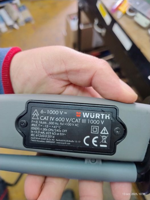 Tester tensiune Wurth, polaritate , testare RCD 30ma