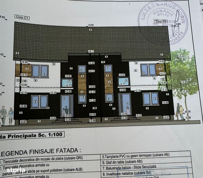 Duplex 5 camere 145 mp Bragadiru Curcubeului buc inchisa, mansarda