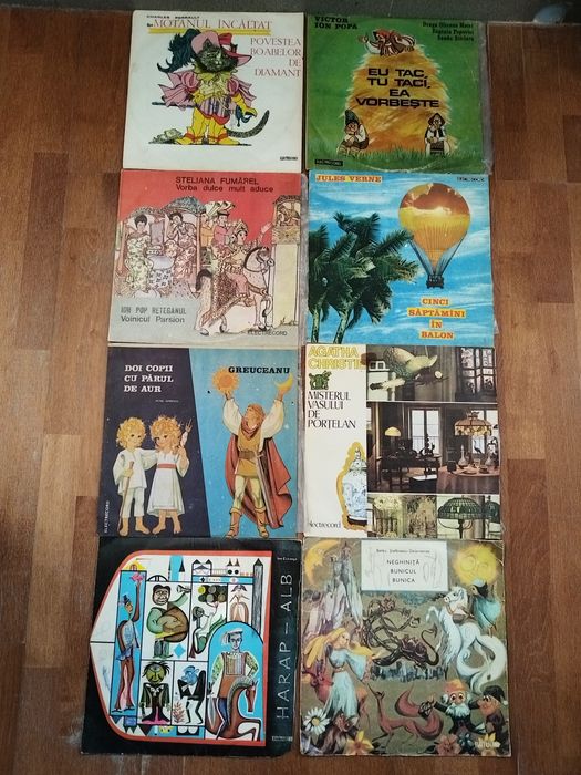 Discuri /Viniluri vechi românești cu povesti și basme