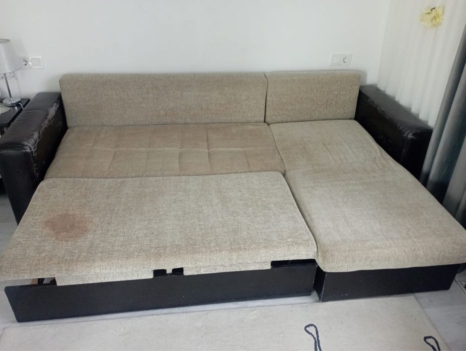 Coltar extensibil cu lada negru