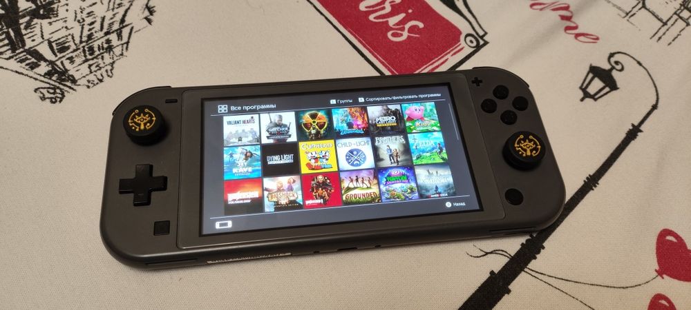 Nintendo switch lite 512gb SD (чипованная/прошита) 42 игры