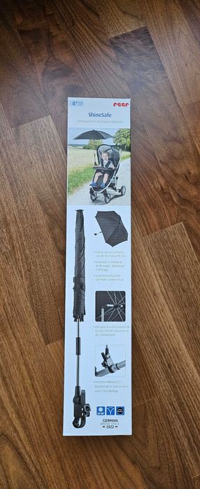 Reer Универсален чадър за количка ShineSafe черен