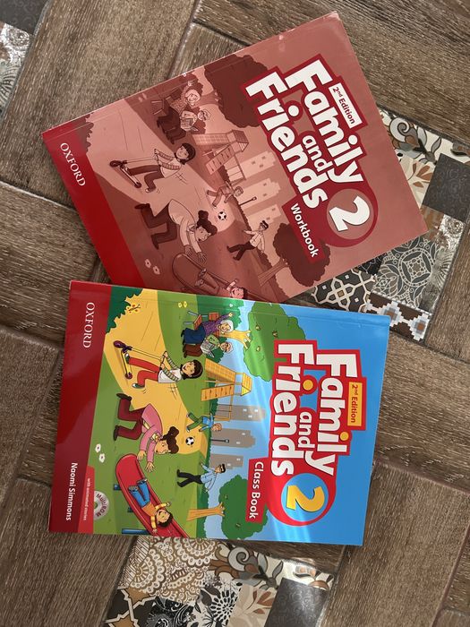 Книга и рабочая тетрадь Family and Friends 2. Classbook+Workbook+CD