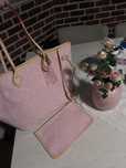Geanta Louis Vuitton denim pink