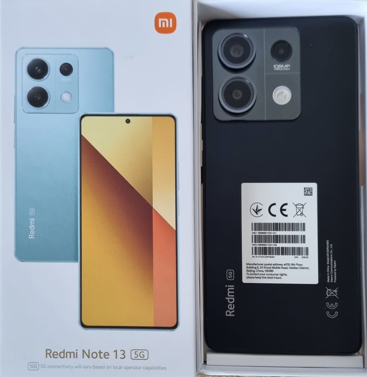 Redmi Note 13 5G,Nou 256 Gb/ 12G Rami