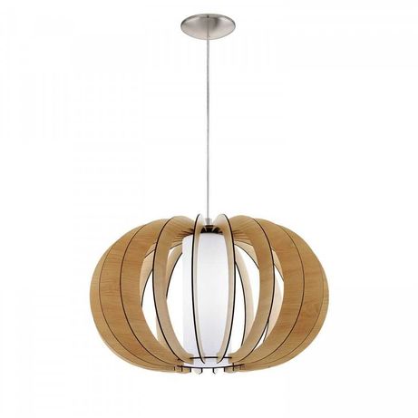 Лампа висяща с дървен сенник клен 50 см EGLO Stellato