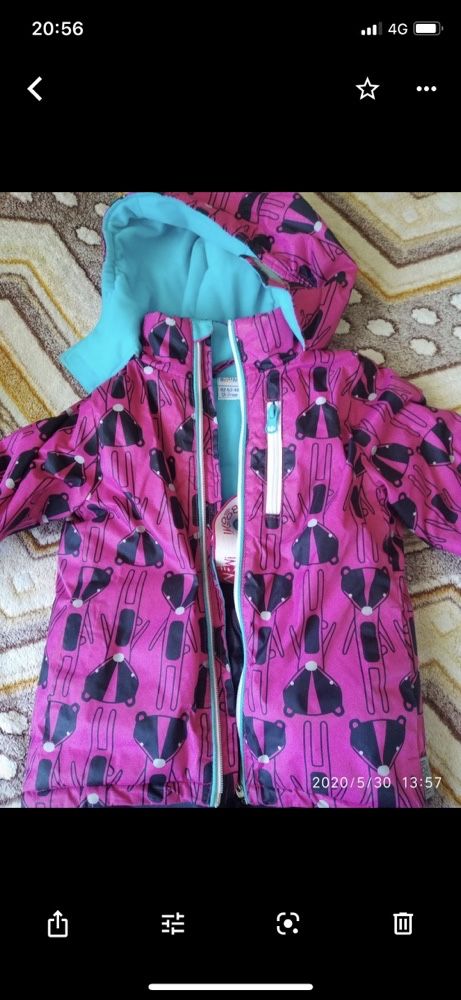 Продам осенне-весенний костюм (куртка+комбинезон) на девочку