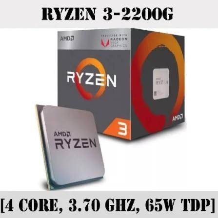 Procesor Ryzen 3 2200g + coller original stare perfecta
