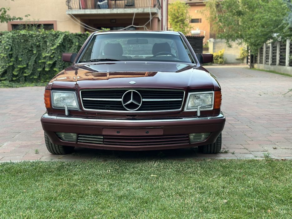 Mercedes 560 SEC inmatriculat Istoric