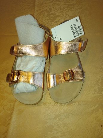 NOU Sandale piele H&M copii, fete, fetite mar. 33