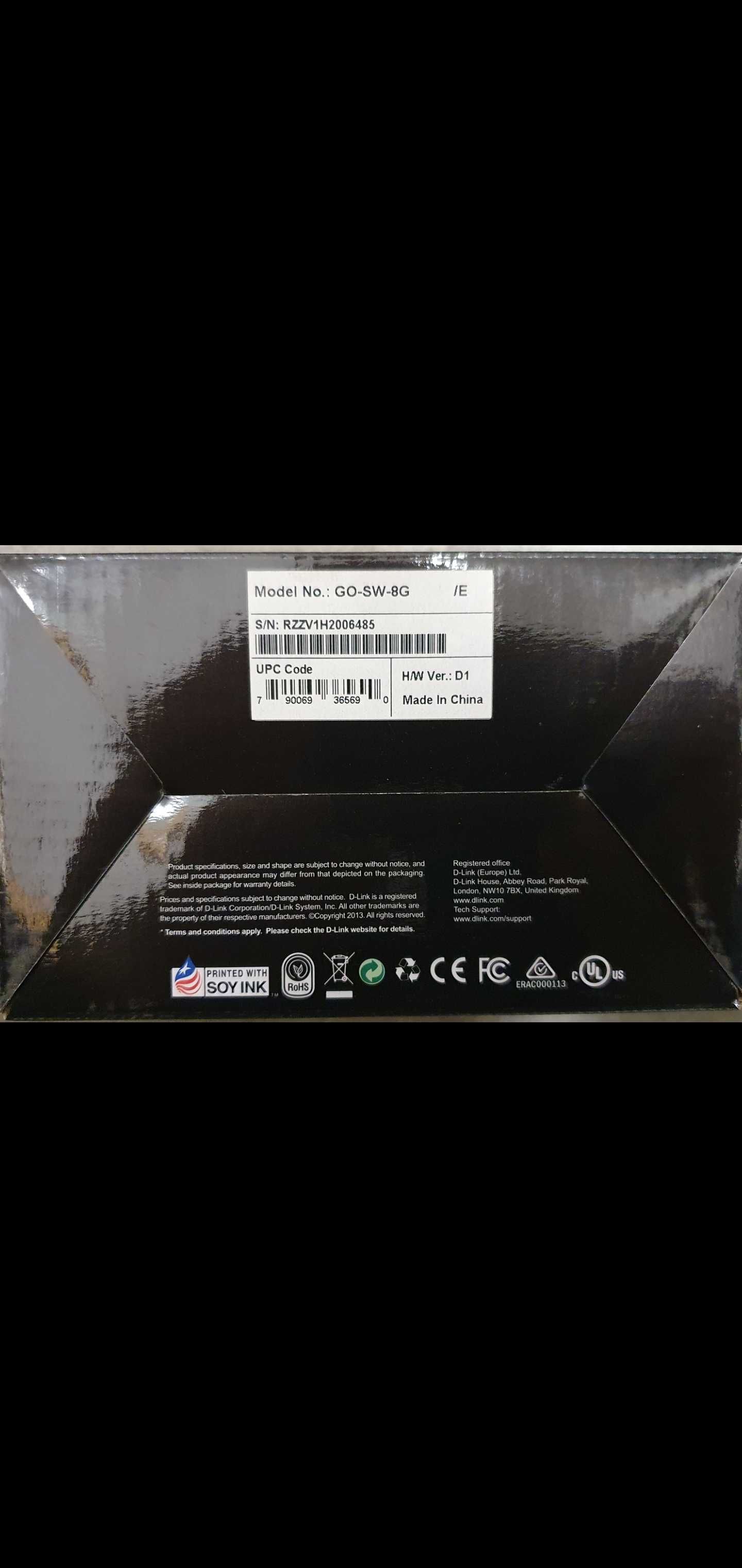 Switch D-Link GO-SW-8G, 8-Port 10/100/1000Mbps