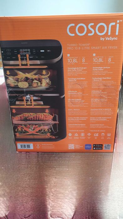 Vand/schimb Nou Airfryer Cosori Turbo Tower Pro 10.8 nou nefolosit