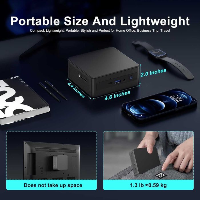 Мини Пк Mini Pc intel Nuc 11 Core i5-1135G7  16GB DDR4 500GB SSD