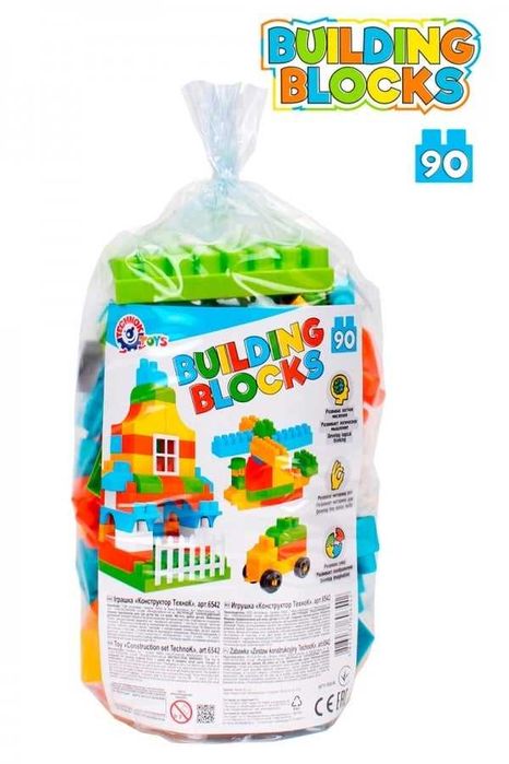 Set cuburi de constructie,  90 de piese