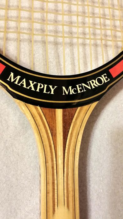 Racheta tenis Dunlop MAXPLY McENROE cu husa din piele neagra