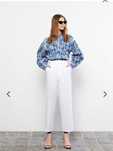 Pantaloni casual eleganti albi LCWaikiki 42 noi