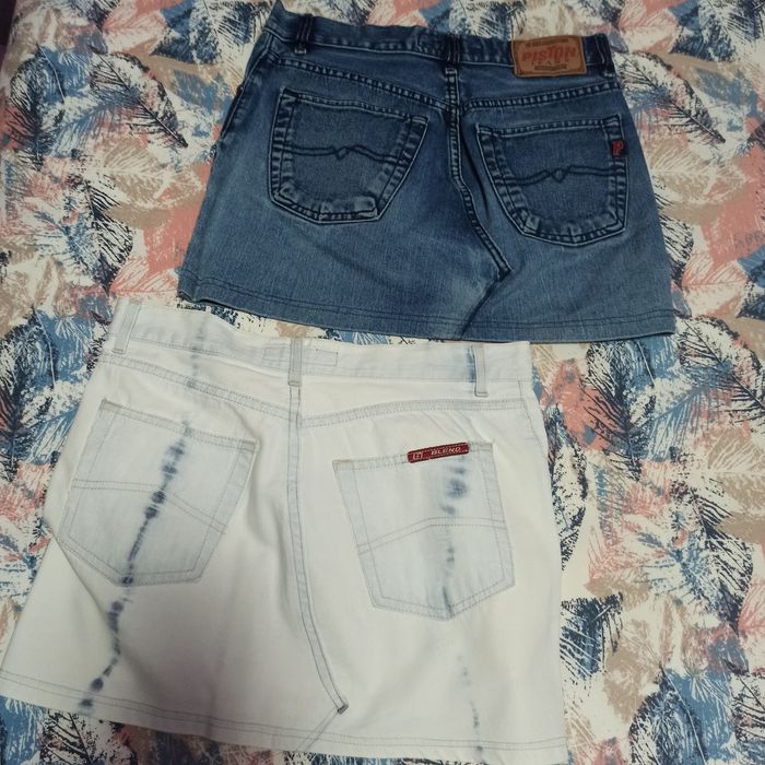 Дънкови къси поли