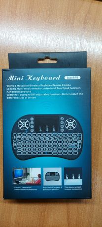 Mini Keyboard Backlit (беспроводная мини клавиатура с функцией тачпад)