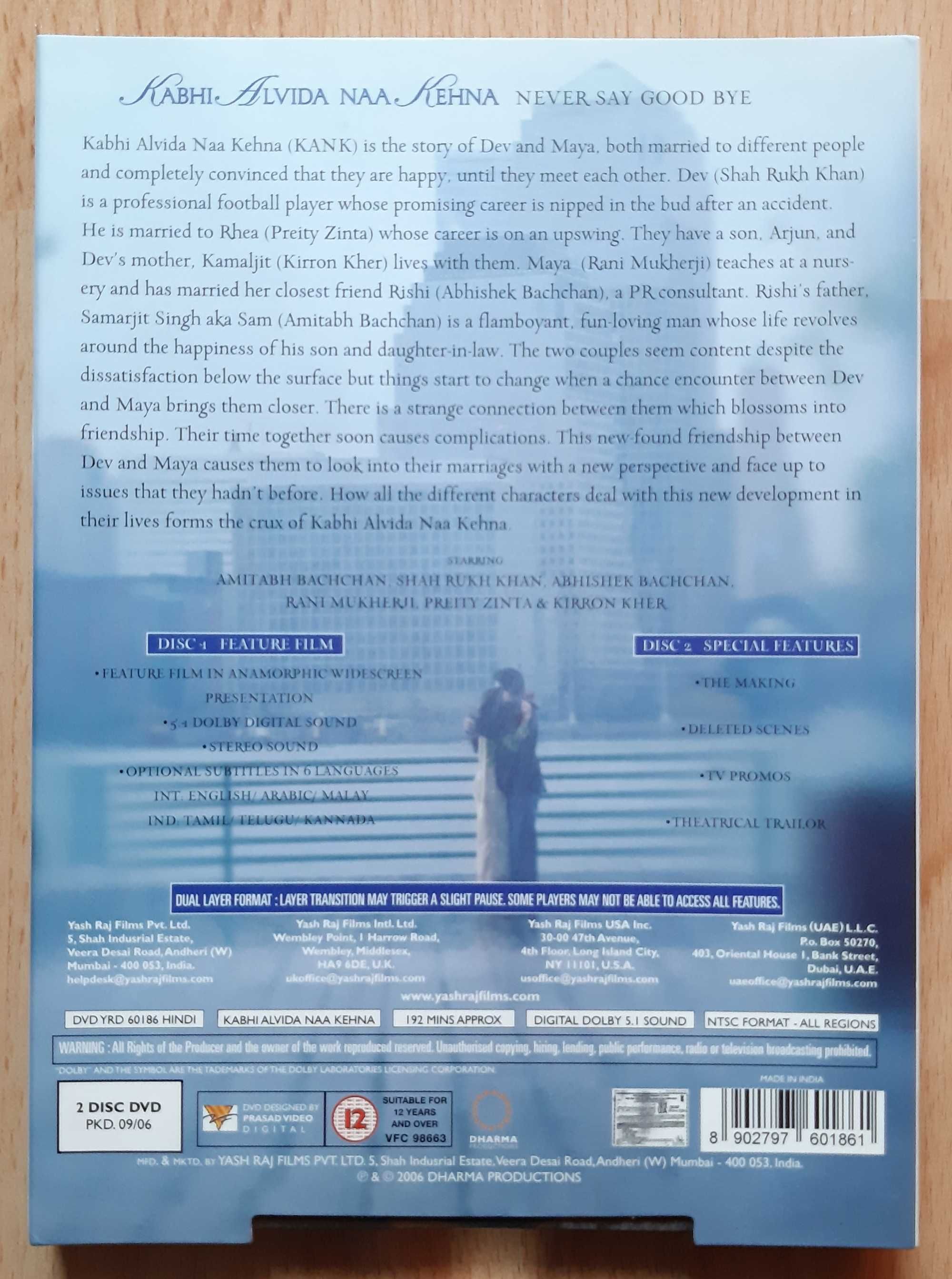 Discuri DVD, originale filme muzica indiana (hindi subtitrare engleza)