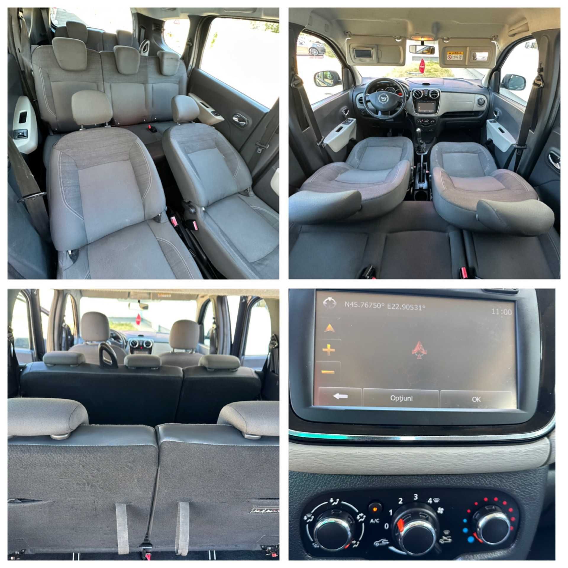 Dacia Lodgy*1.5 D*clima*7 locuri*euro 6*navi*af.2016*nr.rosii*factura!