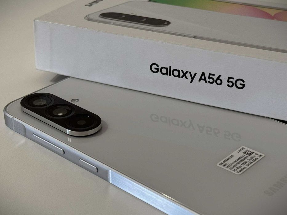 Бартер!НОВ 36м.Гаранция! Samsung Galaxy A56 Lightgray (Бял)