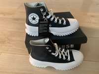 Converse - Tenisi mid-high de piele noi