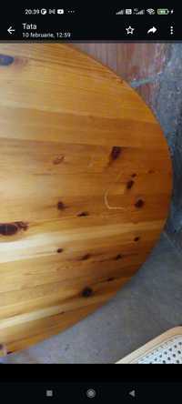 Vand masa rotunda din lemn