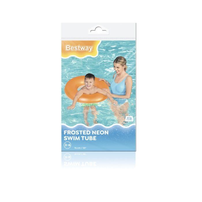 Детски надуваем пояс Frosted Neon, Bestway, 76 см, PVC, безопасен, ора